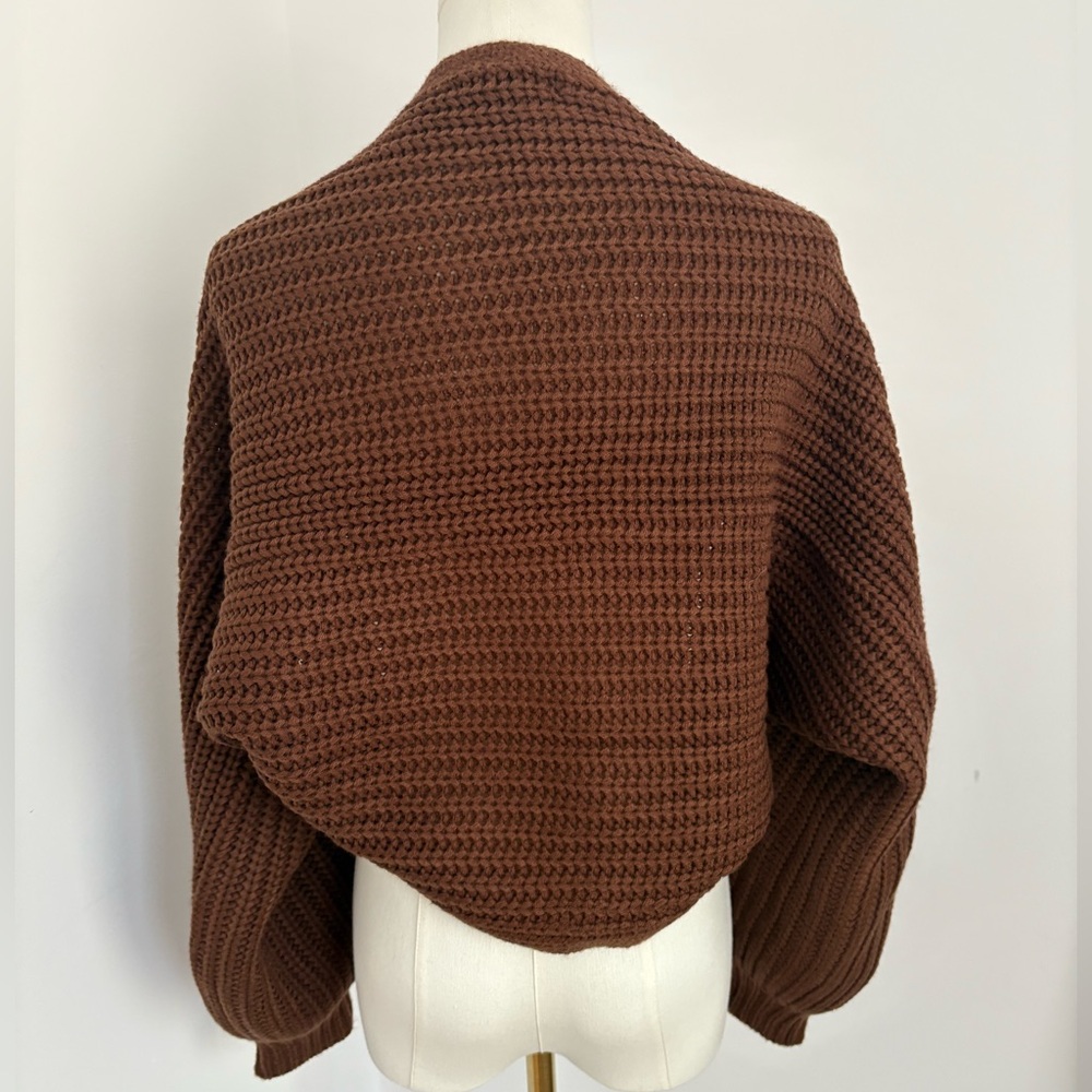 Forever 21 Brown Knit Shrug Sweater - Picture 3 of 4
